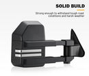 San Hima Pair Extendable Towing Mirrors Gen2 for NISSAN PATROL GU/Y61 1997-2016