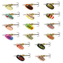 Size 2 TT Lures Spintrix Inline Spinner Lure Rigged with Mustad Treble Hook
