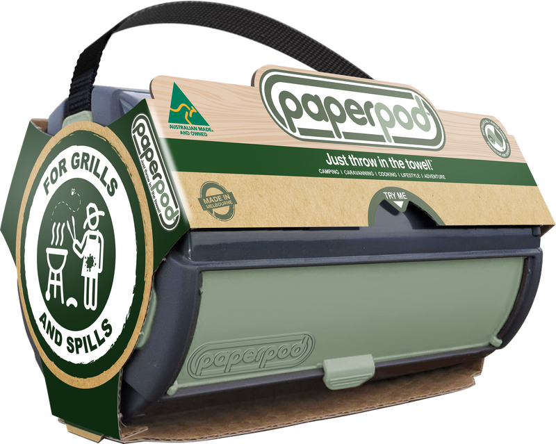 Paperpod For Grills and Spills