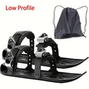 Mini Snow Skates Adjustable Ski Sled Boots