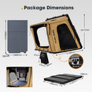 San Hima Kalbarri Gen 2 Roof Top Tent Hardshell With Ladder Khaki Camping