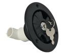 RV Flowmaster Lockable Gravity Water Inlet - Black