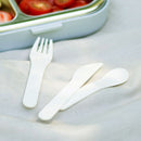 Monbento Mb Pocket Plastic Cutlery Set - Colour Natural