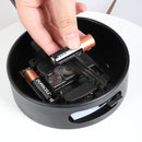 Yezi 50cm Large Wall Clock Modern Big Numeral Metal Round Face In/Outdoor Decor