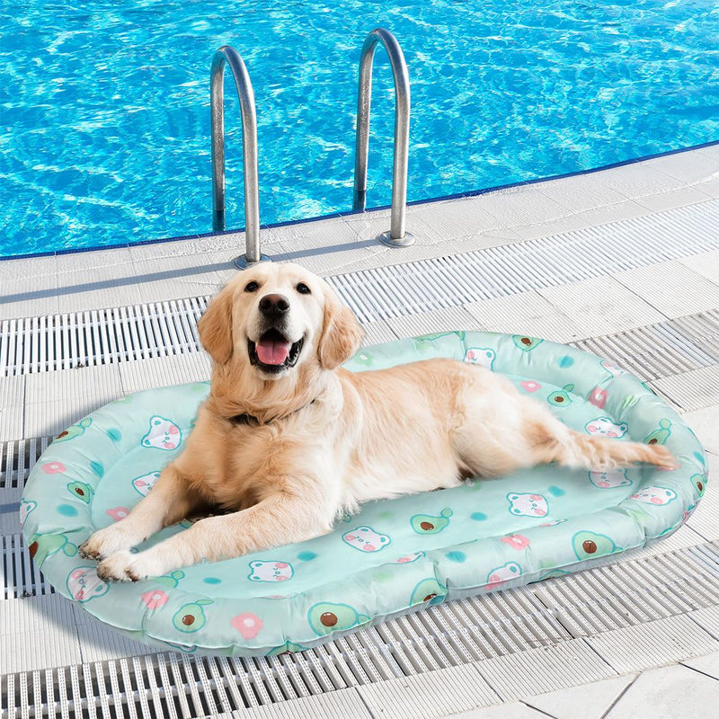 Pawz Pet Cooling Mat Dog Cat Gel Non-Toxic Bed Pillow Self-cool Summer Ice Pad L