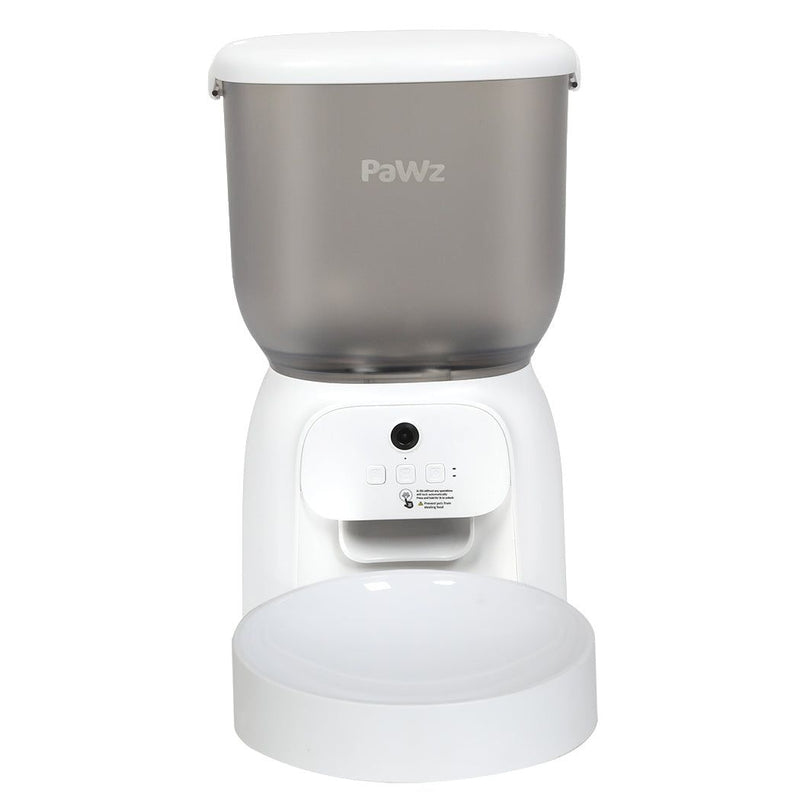Pawz 4L Auto Pet Feeder Automatic Camera Cat Dog Smart WiFi App Food Dispenser