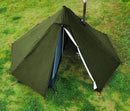 Tipi Hot Tent with Chimney Window Bushcraft Green
