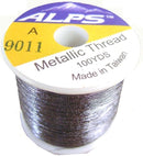 Alps 100yds of Metallic Grey Rod Wrapping Thread-Size A (0.15mm) Thread