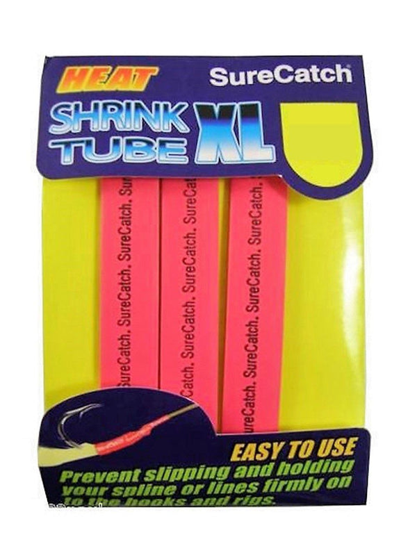 1 Packet of Red SureCatch Fishing Heat Shrink Tube - Wire Cable Sleeve Tubing