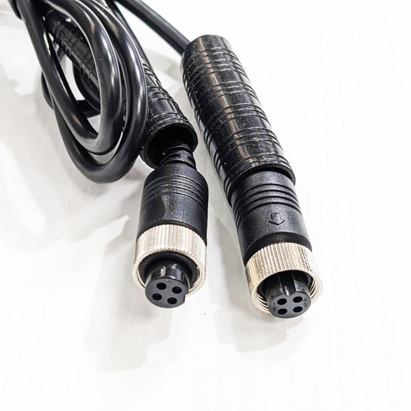 SafetyDave AHD Black Dual Camera (120° and 45° viewing angles) With 2x15m Heavy Duty 3 in 1 Camera Cable