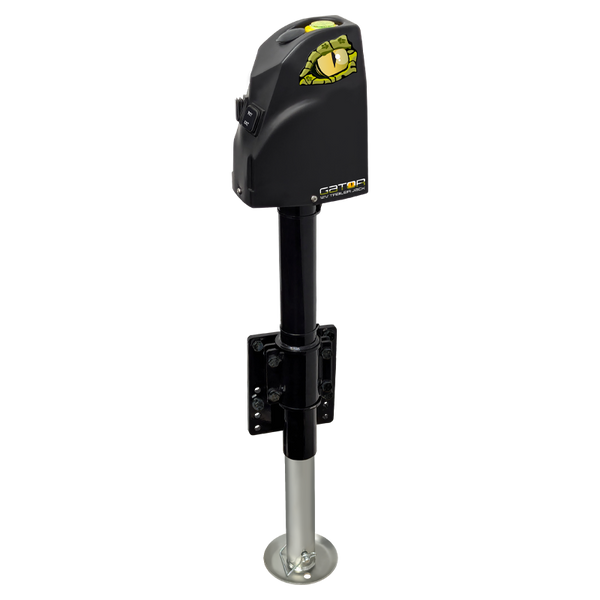 Coast RV Gator 12V Trailer Jack with Clamp | 1800KG Cap | 355mm Lift