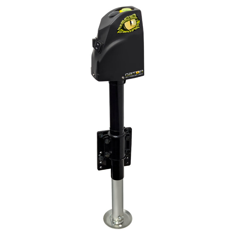 Coast RV Gator 12V Trailer Jack with Clamp | 1800KG Cap | 355mm Lift