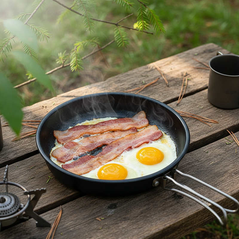 TERRAN Titanium Frying Pan - Ceramic Coated and Foldable