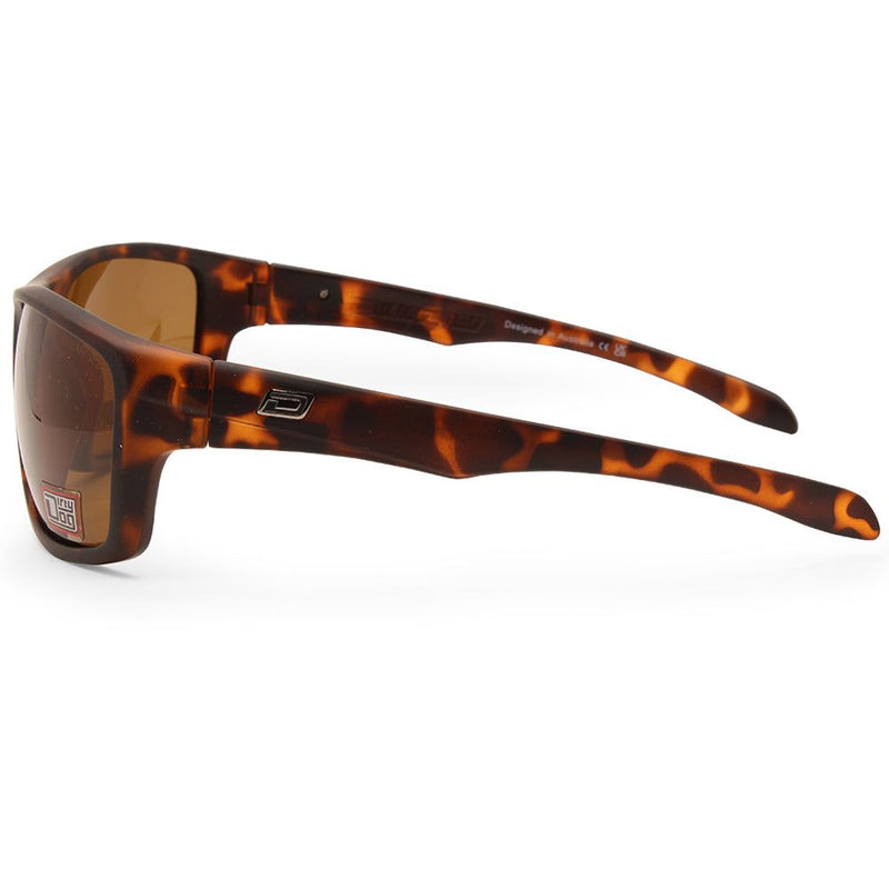 Dirty Dog Axle Matte Tortoise/Brown Polarised Unisex Sports Sunglasses