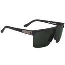 Spy Flynn 5050 Soft Matte Black/HD Plus Grey Green Unisex Sunglasses
