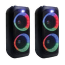 Majority PS200 -Bundled Party Speaker 100w Bluetooth Karaoke-DJ-Party-PA System - Black
