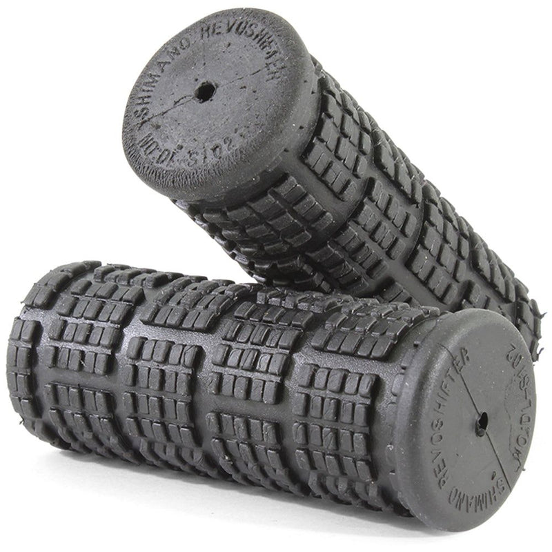 V-Grip Bike Handlebar Grips Black 75mm Kraton Rubber