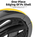 Ultralight Bicycle Helmet Magnetic Snap Closure 58–61cm Yellow