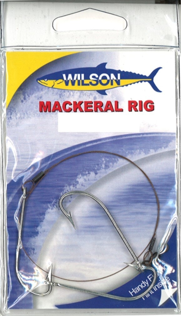 Wilson  Mackerel Fishing Rig 3x4/0 Hook-Setup - 30lb Multi Strand Wire