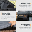 San Hima Kalbarri X Rooftop Tent Hardshell With Ladder 4x4 + 120W Solar Panel