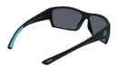 Ugly Fish PFR363 Polarised Floating Wrap Sunglasses -Matt Black Frame/Smoke Lens
