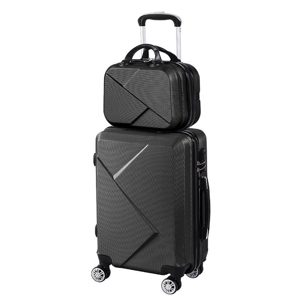 Slimbridge 2Pcs Luggage Suitcase Trolley Set Travel TSA Lock Storage Hard Case