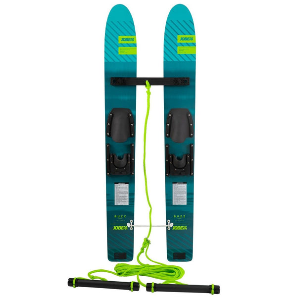 Jobe Buzz 46" Inch Beginners Kids Water Ski Trainer with Combo Bindings and Rope
