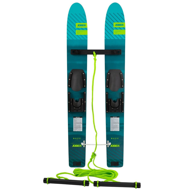 Jobe Buzz 46" Inch Beginners Kids Water Ski Trainer with Combo Bindings and Rope