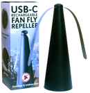 USB-C RECHARGEABLE FLY FAN REPELLER
