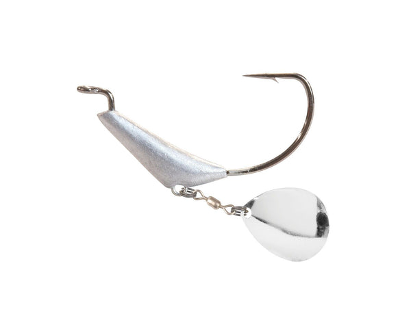 TT Lures Chinlockz Spinz 1/2oz Size 8/0 Jighead W/Nickel Colorado Blade - 2 Pack