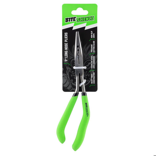 Bite Science 9 Inch Stainless Steel Heavy Duty Long Nose Fishing Pliers