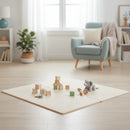 Bopeep EVA Foam Kids Play Mat Floor Kid Crawling Interlocking Home White 60x60