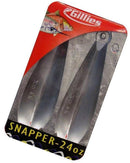 Gillies 24oz Snapper Sinker Mould - Makes 2 Snapper Sinkers at a Time