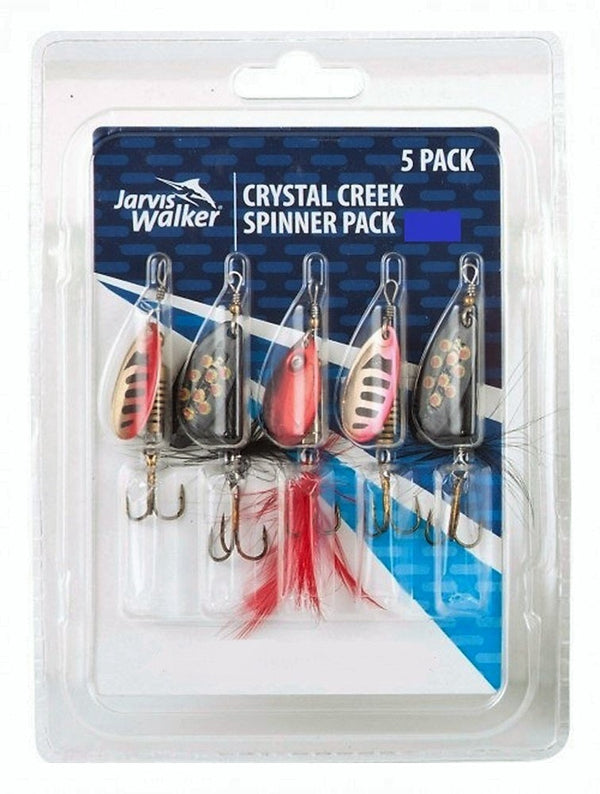 5 Pack of 3.5gm Jarvis Walker Crystal Creek Spinnerbait Lures