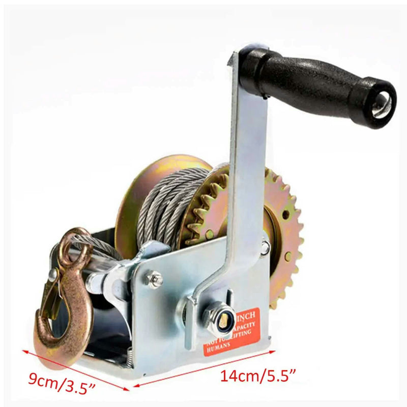 1200lb Manual Hand Winch