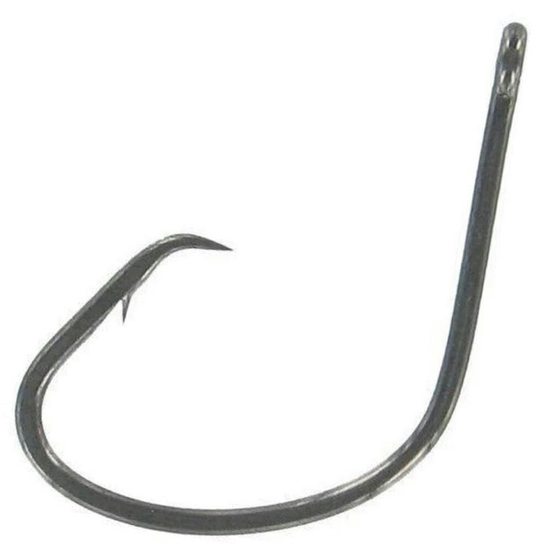 50 Pack of Tsunami Size 1/0 Black Nickel Mutsu Circle Hooks-Chemically Sharpened