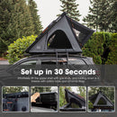 San Hima Kalbarri Lite Gen 2 Rooftop Tent Grey+130W Solar Panel+Ladder & Rack
