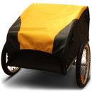 ProSeries Dual Wheel 40kg Capacity Bike Cargo Trailer (Black/Yellow)