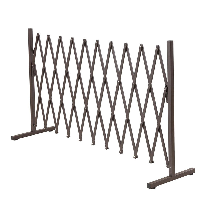 Traderight Group  Garden Yard Fence Aluminium Barrier Garden Fencing Security Gate Dog Pet Outdoor