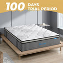 Dreamz Spring Mattress Bed Pocket Egg Crate Foam Medium Firm Single Size 35cm