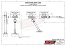 BOS 440-061 STABILISER LEGS 600mm (PAIR) - BASE PLATE