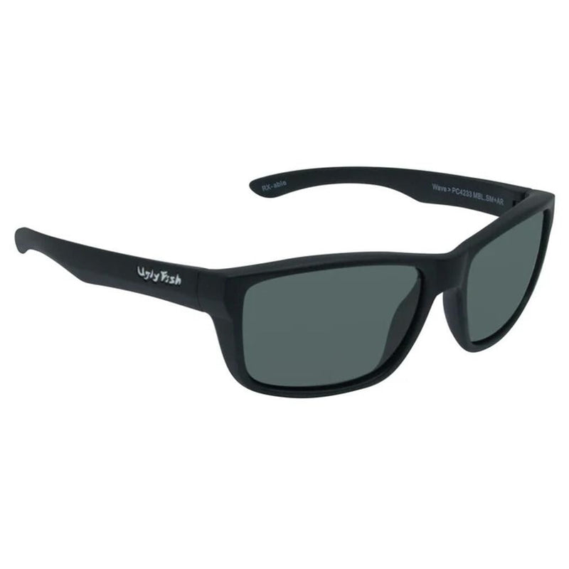 Ugly Fish Wave PC4233 Black Frame/Smoke Lens Polarised Sunglasses