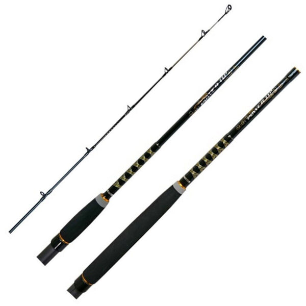 Silstar Crystal Power Tip 6'6 2 Piece 6-10kg Spin Rod With Solid Glass Tip