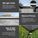 San Hima Shower Awning Fold-Out Instant Ensuite Tent Camping Change Room Toilet