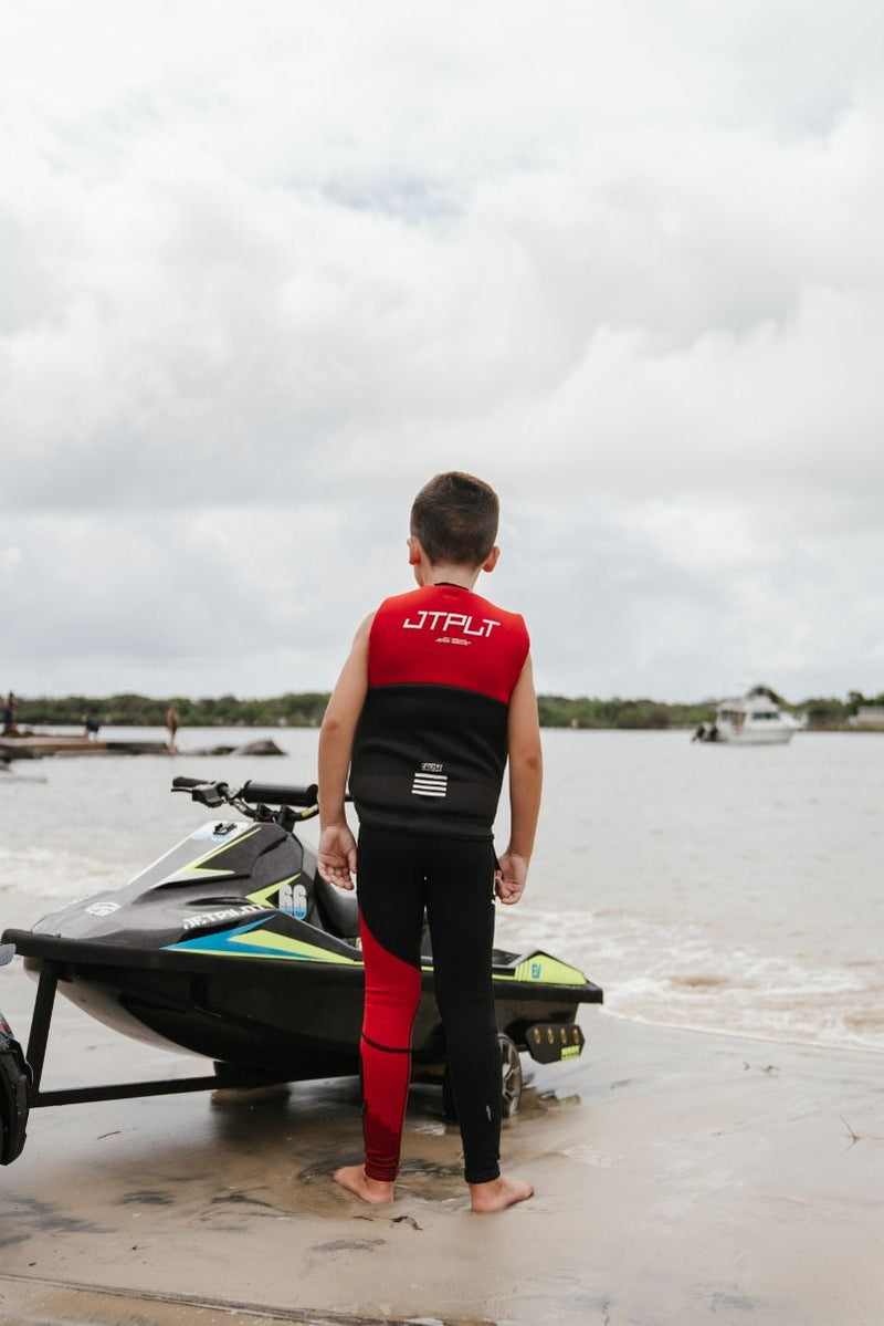 Jet Pilot Pfd The Cause F/e Yth Eco Vest Red