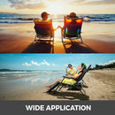 Outdoor Folding Camp Chair with Backrest & Footrest