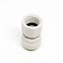 John Guest Female Plastic Connector For 12mm x 3/8 FBSP - CM451213FS