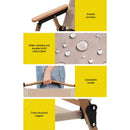 Foldable Outdoor Chair - Khaki