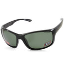 Dirty Dog Splint Polished Black/Green Polarised Sports Sunglasses