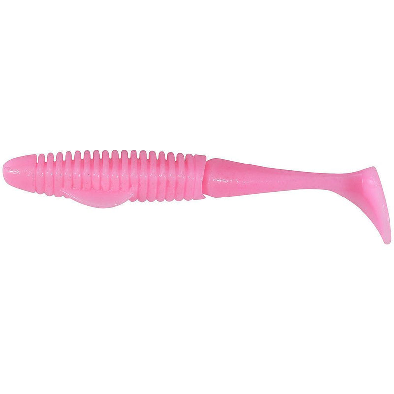 5 Pack of 5in Duo Realis BooStar Wake Soft Plastic Swimbait Lures -Solid Pink UV